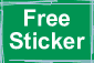 Free Sticker with Your CD Order